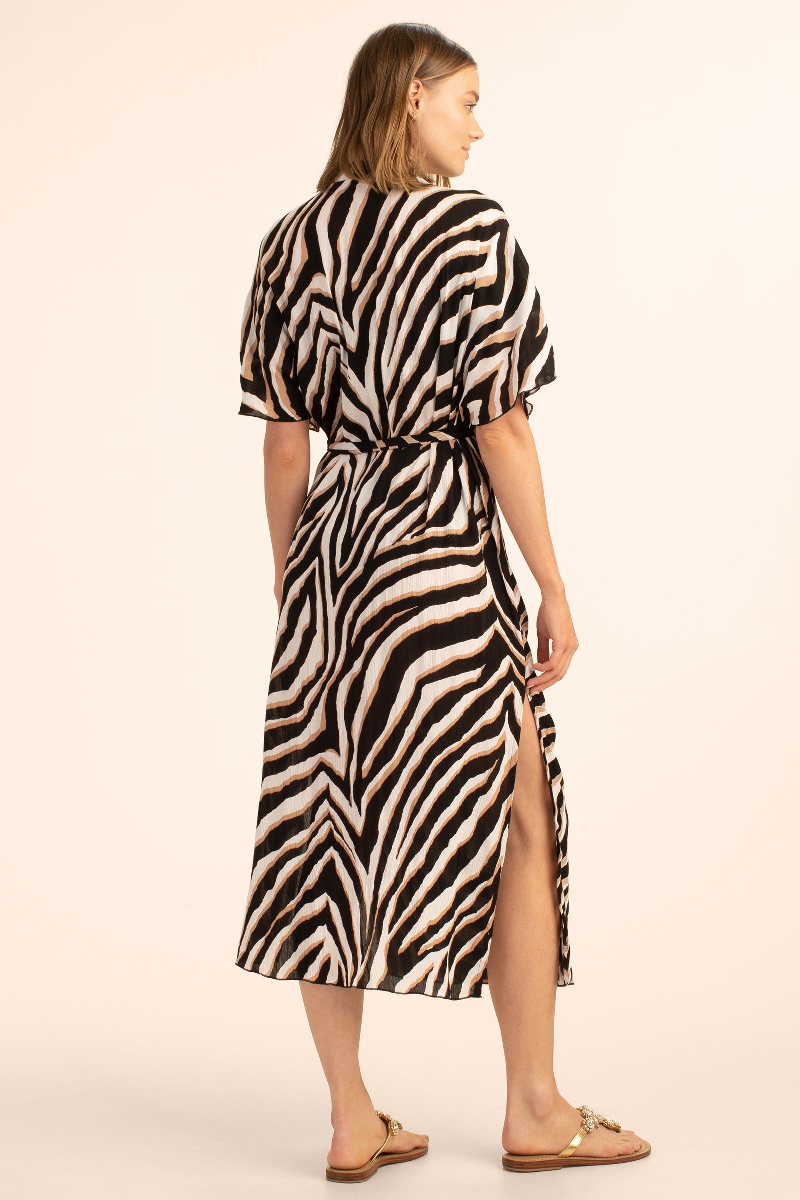 VIVANT MIDI WRAP DRESS Trina Turk Outlet